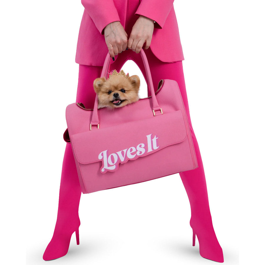 LOVES IT DOG CARRIER by MOSHIQA DS (PINK)