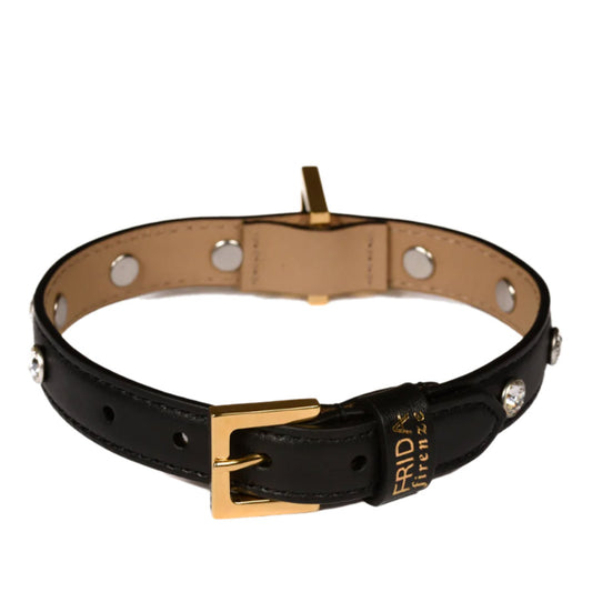 SWAROVSKI COLLAR by FRIDA FIRENZE WS (BLACK)