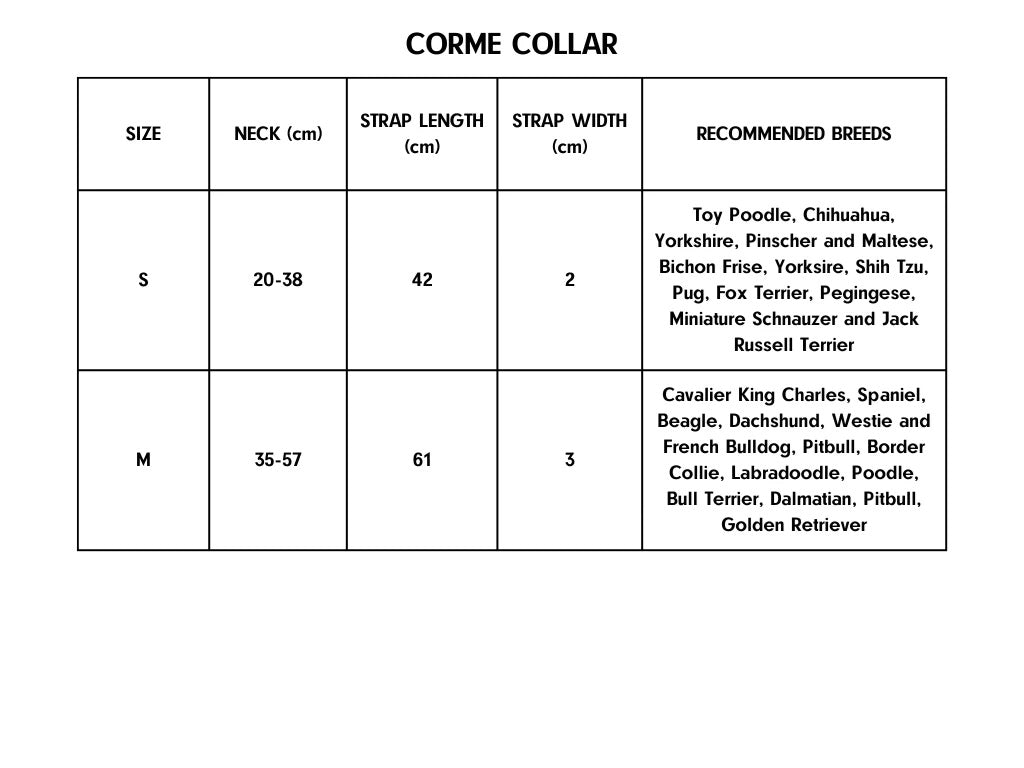 CORME DOG COLLAR by THE PAINTER'S WIFE (BLUE)