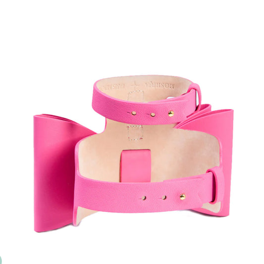 METAPINK BOW DOG HARNESS by MOSHIQA WDS (PINK)