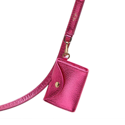 LEATHER WASTE BAG HOLDER by OVERGLAM WDS (ROSE)