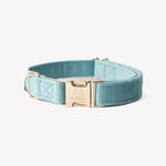 Load image into Gallery viewer, &#39;Blue&#39; - Velvet Dog Collar

