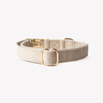 Load image into Gallery viewer, &#39;Sand&#39; - Velvet Dog Collar
