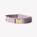 Load image into Gallery viewer, &#39;Lilac&#39; - Velvet Dog Collar
