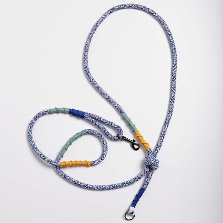 CORME CROSS-BODY DOG LEASH by THE PAINTER'S WIFE (BLUE)