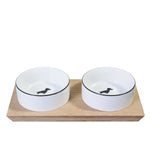 Load image into Gallery viewer, Double Bowl Set by POLDO DOG COUTURE DS
