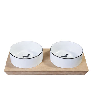 Double Bowl Set by POLDO DOG COUTURE DS