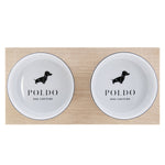 Load image into Gallery viewer, Double Bowl Set by POLDO DOG COUTURE DS
