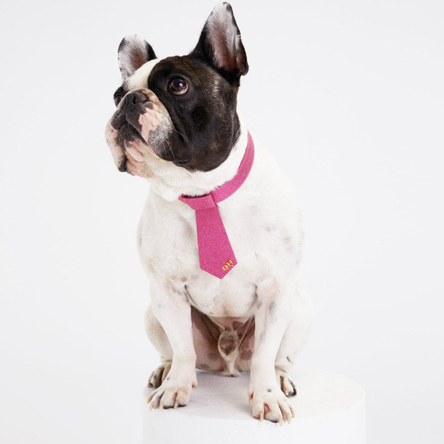 DOG TIE by MOSHIQA DS (PINK)