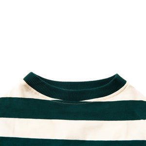 Calypso T-Shirt by POLDO DOG COUTURE DS (GREEN STRIPES )