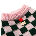 Load image into Gallery viewer, Soul Sweater by POLDO DOG COUTURE DS (BLACK CARO PINK )
