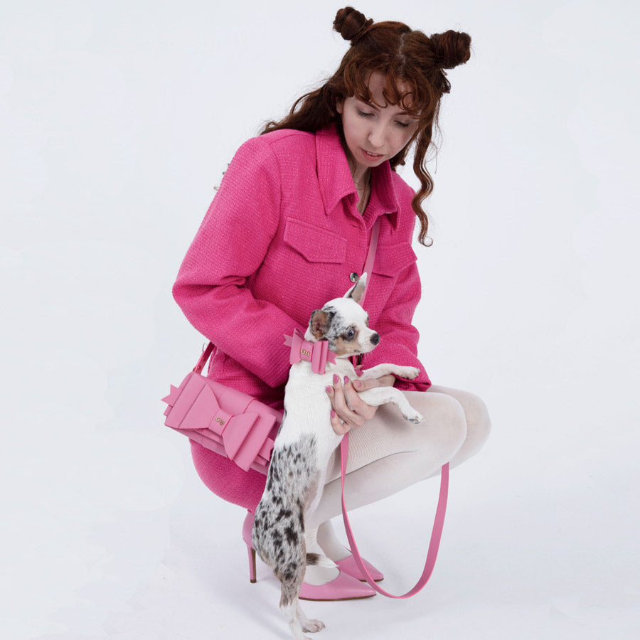 LOVE KEEPER HANDSFREE LEASH by MOSHIQA DS (PINK)