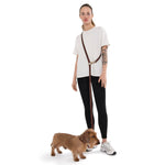 Load image into Gallery viewer, Shoulder Leash by POLDO DOG COUTURE DS (BROWN )
