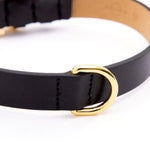 Load image into Gallery viewer, PREMIUM LEATHER COLLAR by OVERGLAM WDS (BLACK)
