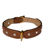 Load image into Gallery viewer, SWAROVSKI COLLAR  by FRIDA FIRENZE WS (BROWN)
