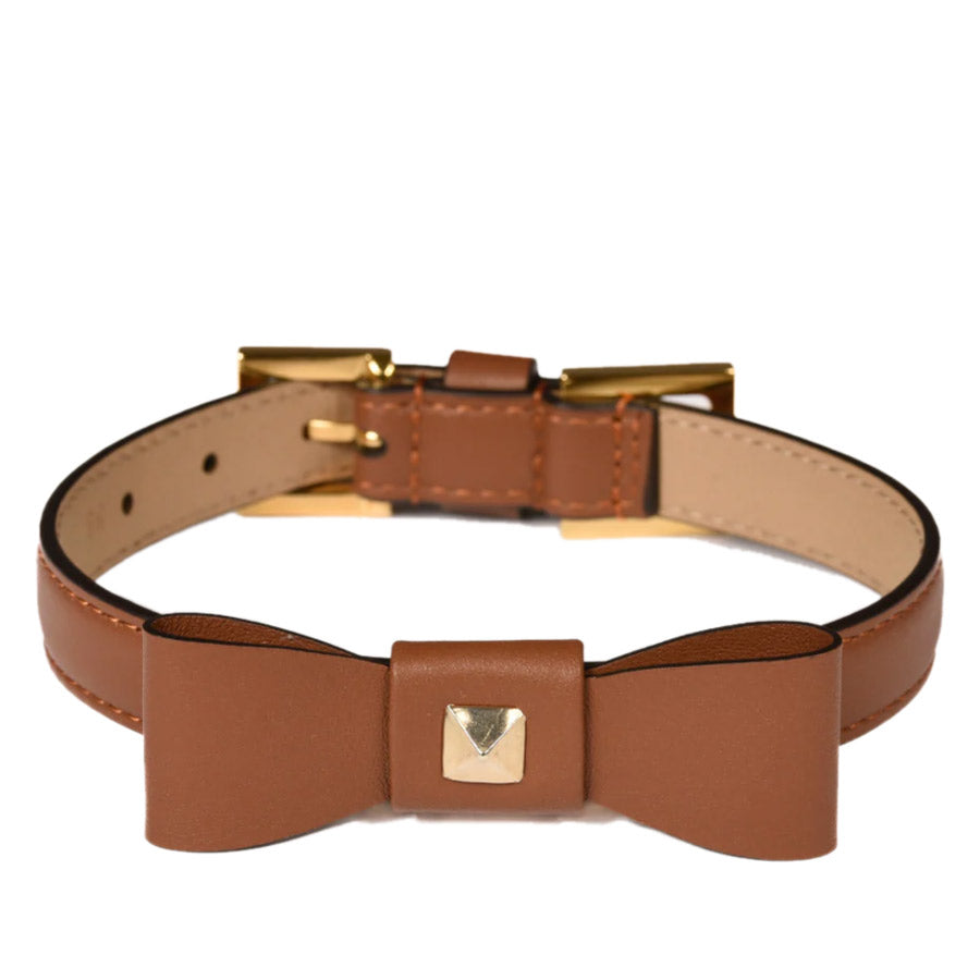 ROCK BOW COLLAR  by FRIDA FIRENZE WS (BROWN)