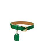 Load image into Gallery viewer, LEATHER COLLAR by OVERGLAM WDS (GREEN)
