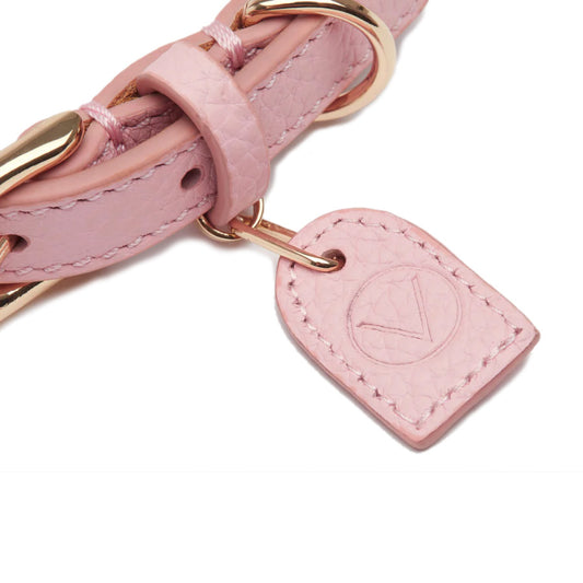 LEATHER COLLAR by OVERGLAM WDS (PINK)