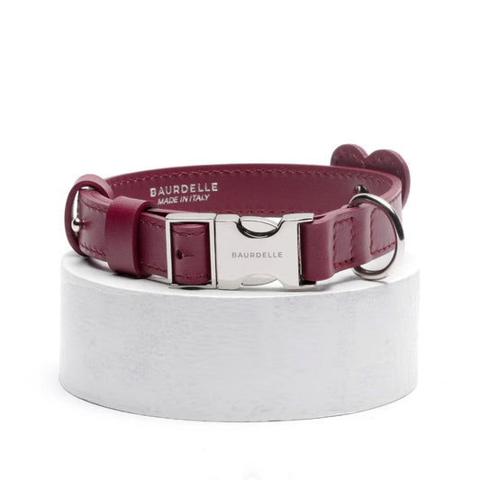 HEART COLLAR by BAURDELLE WS (PLUM)