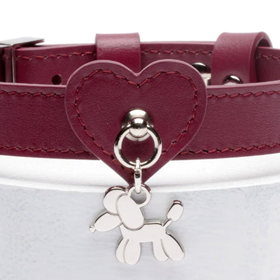 HEART COLLAR by BAURDELLE WS (PLUM)