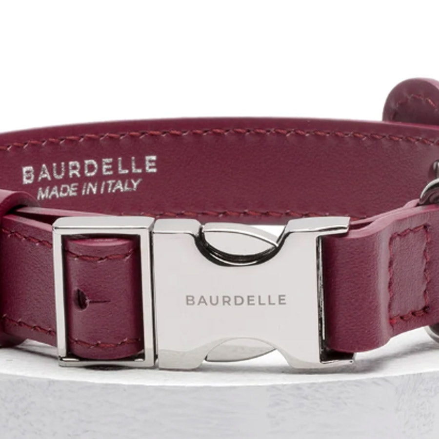 HEART COLLAR by BAURDELLE WS (PLUM)