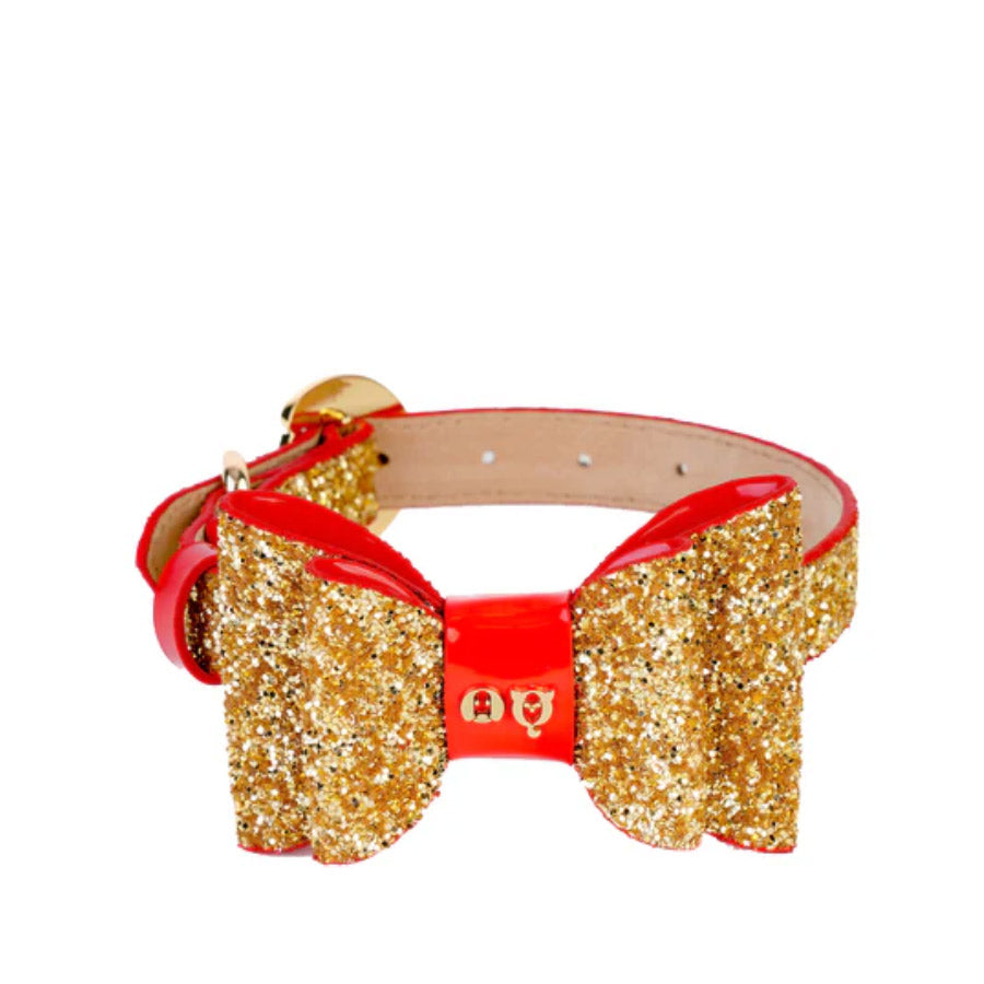 GLAM DOG COLLAR by MOSHIQA WDS (GOLD)