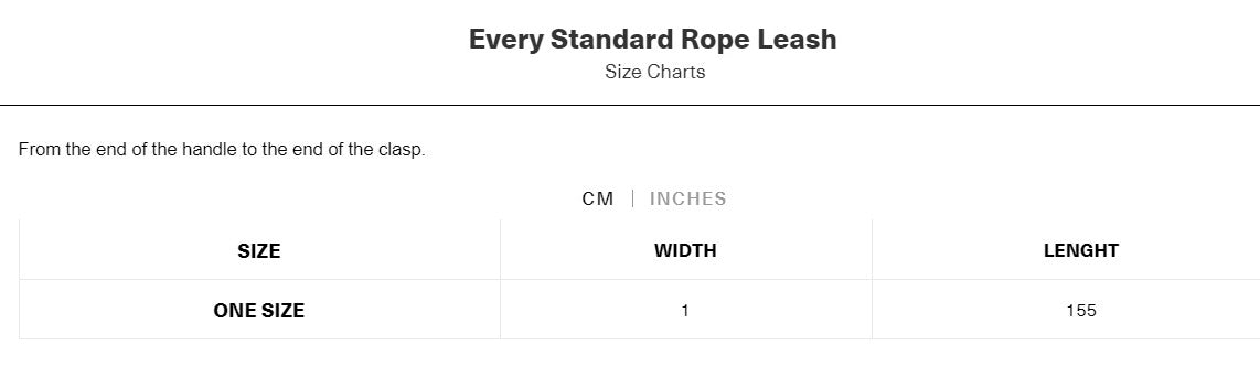 EVERY STANDARD ROPE LEASH by BY SCOUT WS (BROWN BLEND)