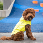 Load image into Gallery viewer, Reversible Raincoat - Neon Yellow with Tie Dye
