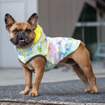 Load image into Gallery viewer, Reversible Raincoat - Neon Yellow with Tie Dye
