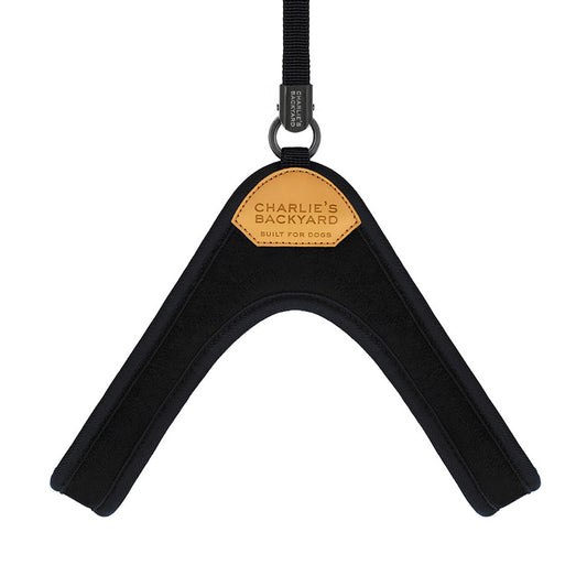 EASY HARNESS by CHARLIE'S BACKYARD WS (BLACK)
