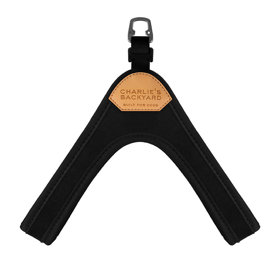 BUCKLE UP EASY HARNESS by CHARLIE'S BACKYARD WS (BLACK)