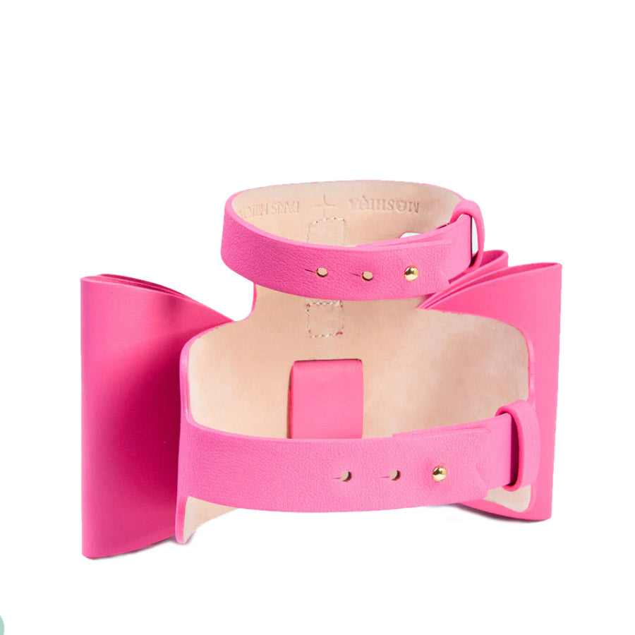 METAPINK BOW DOG HARNESS by MOSHIQA WDS (PINK)