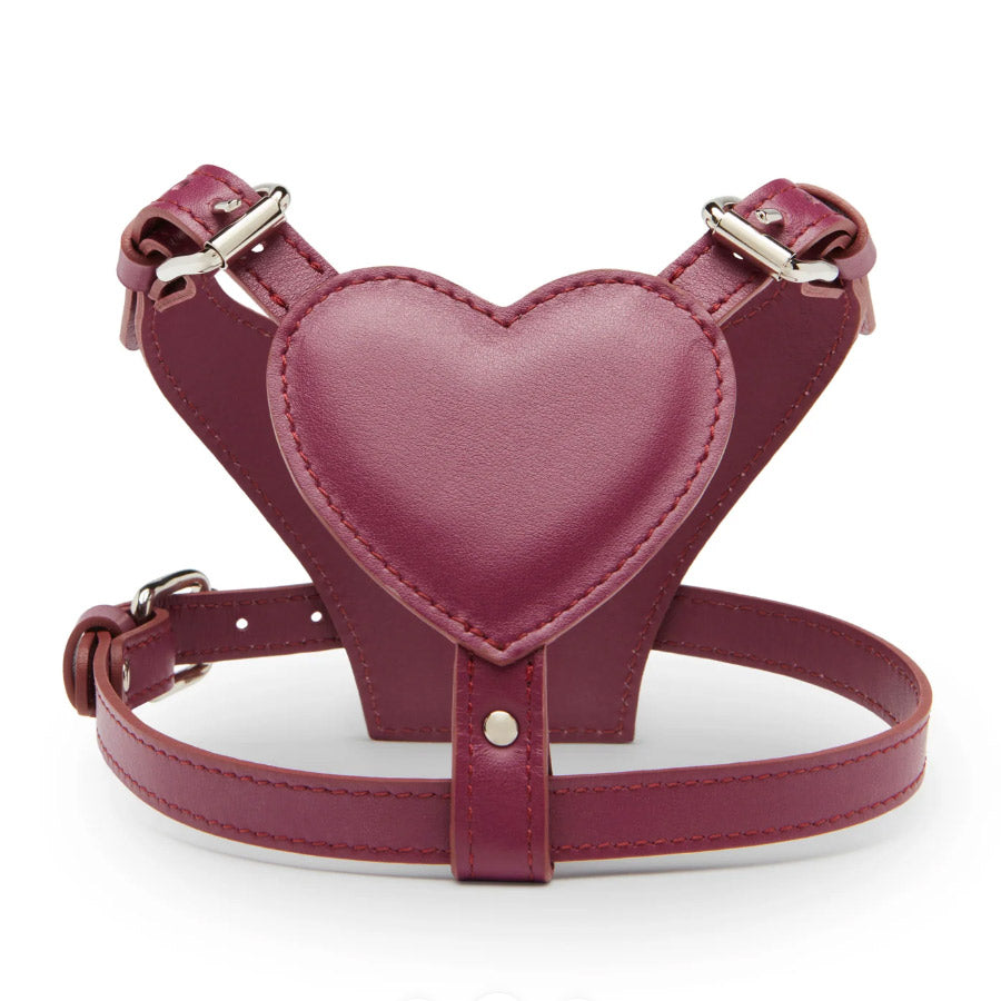 HEART HARNESS by BAURDELLE WS (PLUM)