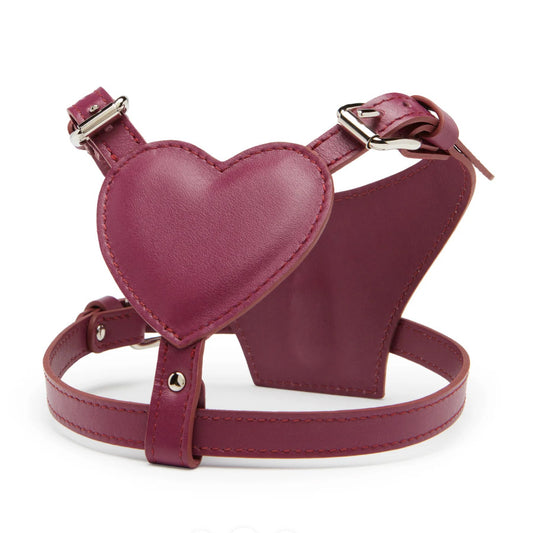 HEART HARNESS by BAURDELLE WS (PLUM)