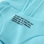 Load image into Gallery viewer, WITH SLOGAN HOODIE by OVERGLAM WDS (BABY BLUE)
