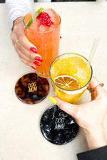 Load image into Gallery viewer, Dog Mom Coaster - Black Marble
