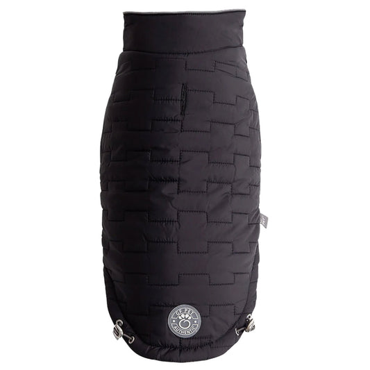 REVERSIBLE CHALET DOG JACKET by GF PET WDS (BLACK)