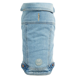 DENIM DOG JACKET by GF PET WDS (LIGHT WASH BLUE)