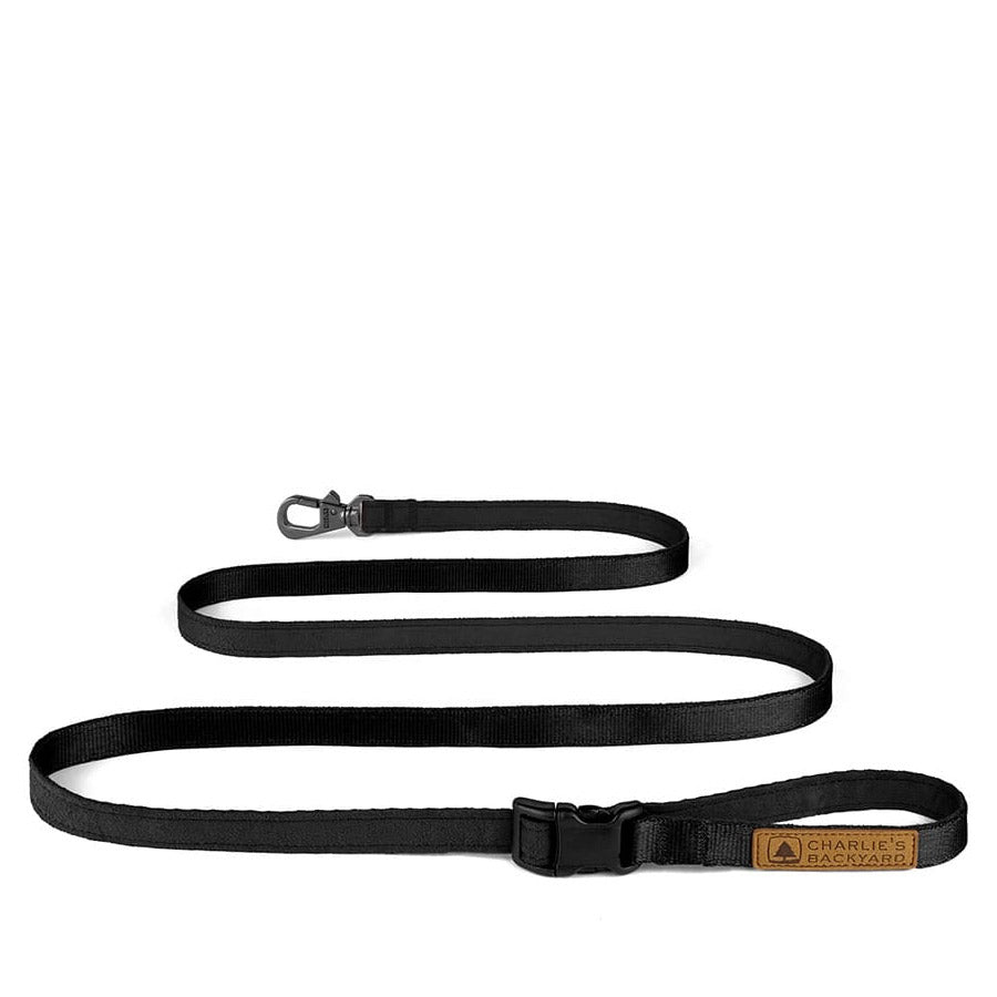 EASY LEASH by CHARLIE'S BACKYARD WS (BLACK)
