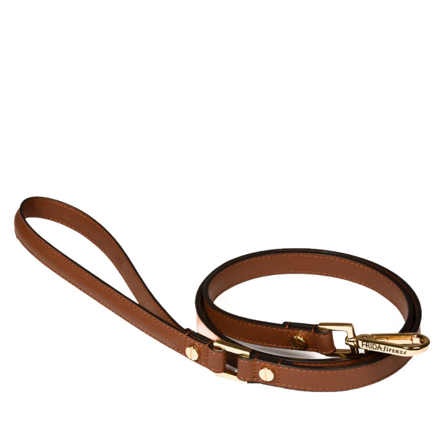 PLAIN LEASH  by FRIDA FIRENZE WS (BROWN)