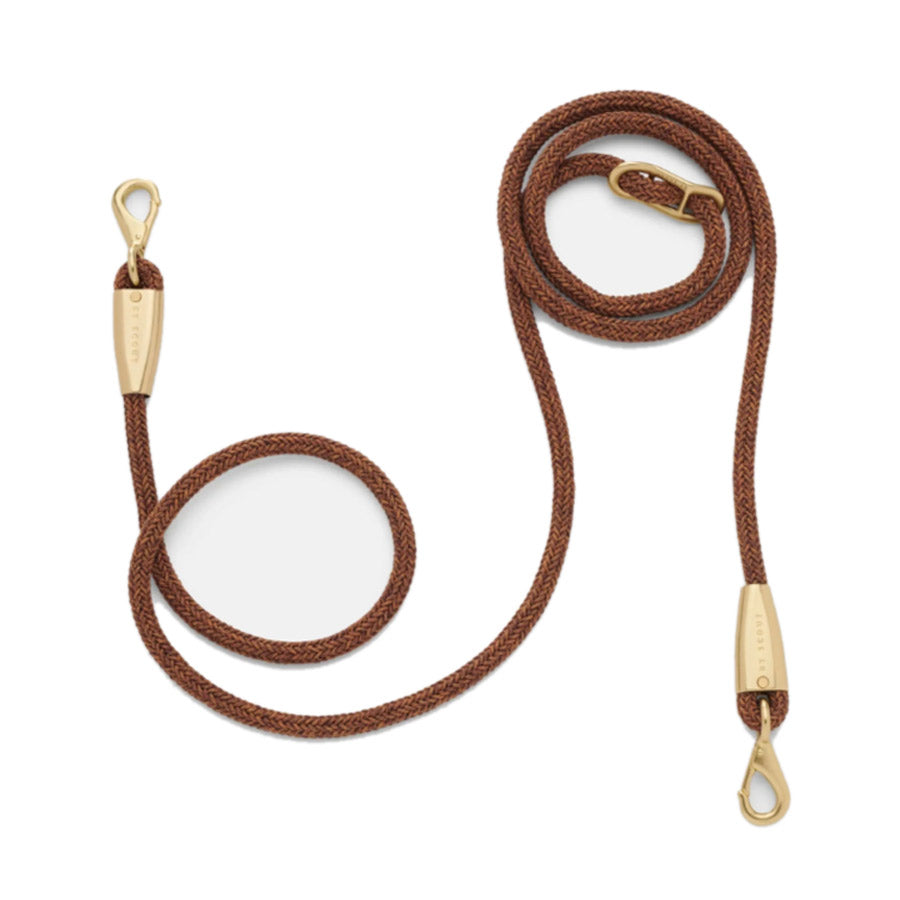 EVERY ADJUSTABLE ROPE LEASH by BY SCOUT WS (BROWN BLEND)