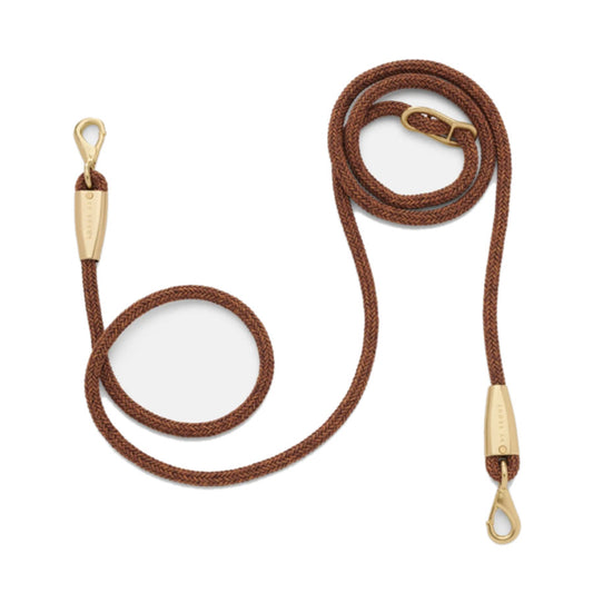 EVERY ADJUSTABLE ROPE LEASH by BY SCOUT WS (BROWN BLEND)