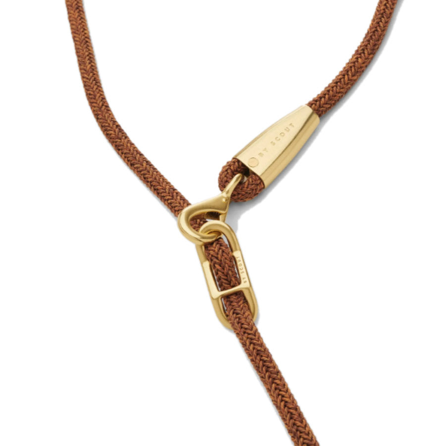 EVERY ADJUSTABLE ROPE LEASH by BY SCOUT WS (BROWN BLEND)