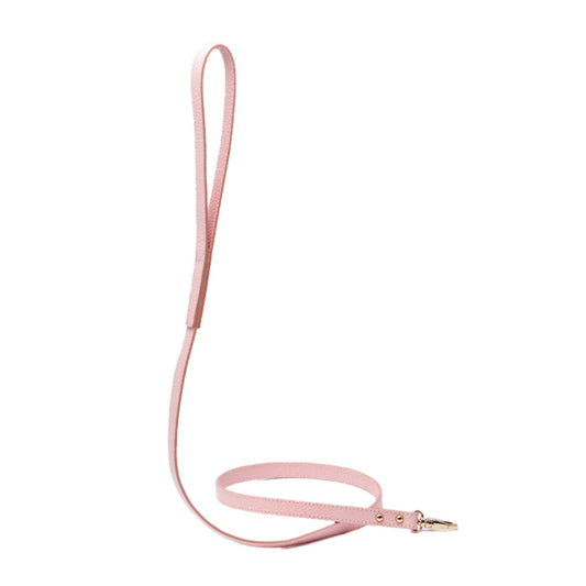 LEATHER LEASH by OVERGLAM (PINK)