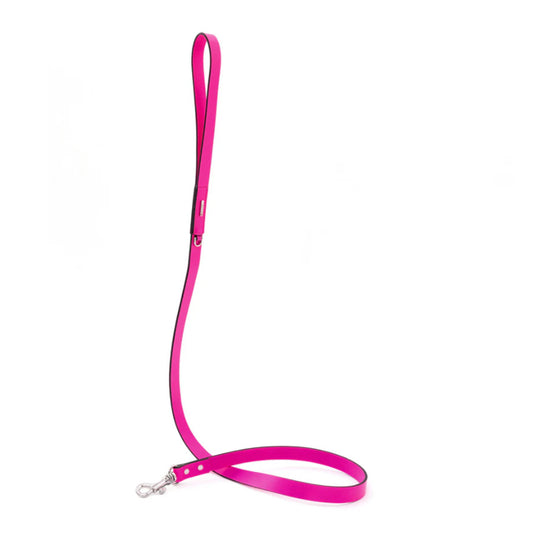 PREMIUM LEATHER LEASH by OVERGLAM WDS (ROSE)
