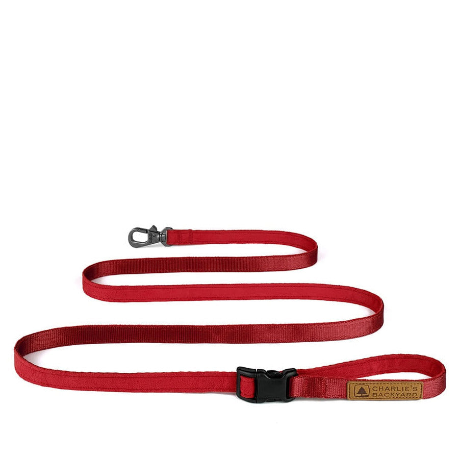 EASY LEASH by CHARLIE'S BACKYARD WS (RED)