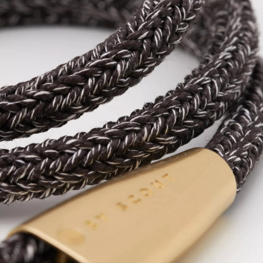 EVERY ADJUSTABLE ROPE LEASH by BY SCOUT WS (BLACK BLEND)