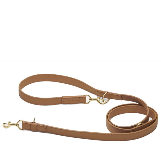 MELA BASIC ADJUSTABLE CITY LEASH by BY SCOUT WS (COGNAC)