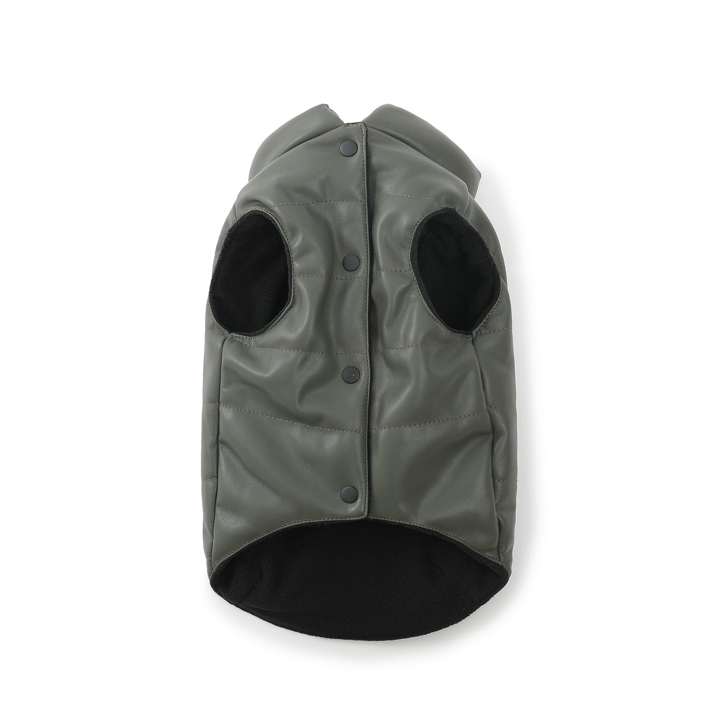 Sleeveless Leather Jacket by OVERGLAM DS (MOSS)