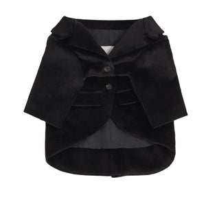 Velvet Suit Jacket by OVERGLAM DS (BLACK)